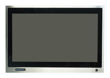Monitor capacitivo industrial del tacto del acero inoxidable amortiguador de 27