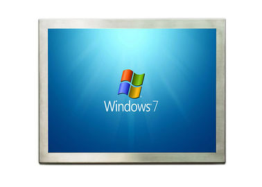 Buen precio Panel de acero inoxidable de 17 pulgadas PC toque con guante / vidrio templado de 4 mm en línea
