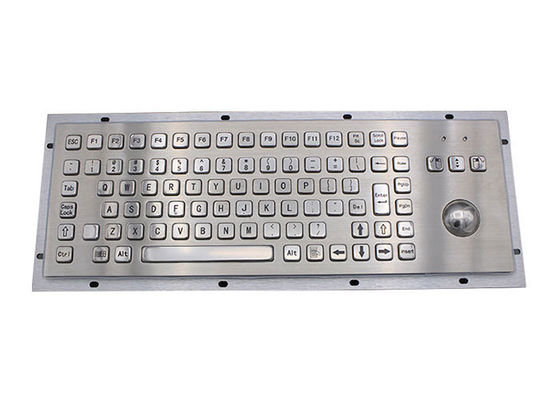 Buen precio Teclado impermeable del metal de PS2 5VDC IP65 con el ratón del Trackball en línea