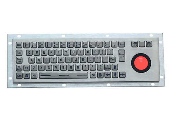Buen precio El LED hizo excursionismo el teclado industrial 68keys de acero inoxidable del metal de 5VDC PS2 en línea