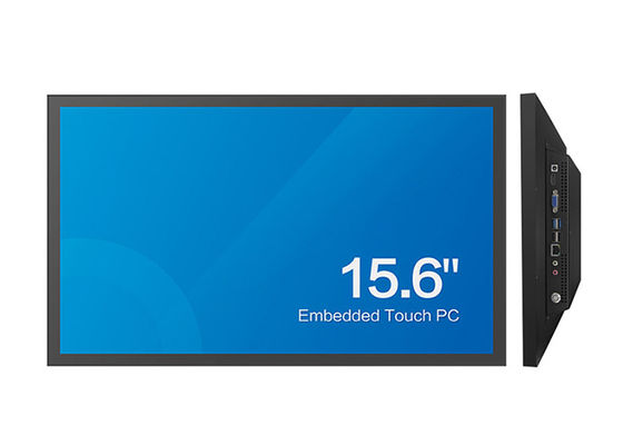 Buen precio PC industrial el 15.6in J1900 del panel táctil del SSD DC24V de 4GB RAM 128GB en línea