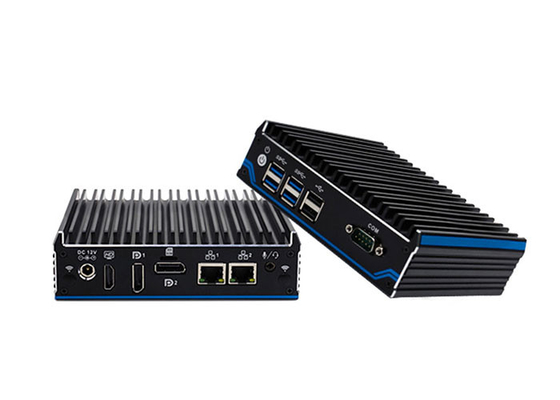 Buen precio CCC 4096x2160 Mini Pc Intel Fanless J4125 NUC Mini Computer industrial en línea