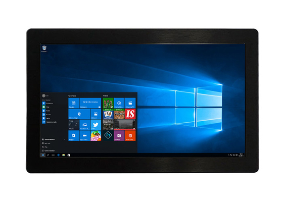 Buen precio PC impermeable del panel de RS232 1000cd/M2 21,5 pulgadas de PC Fanless del panel en línea
