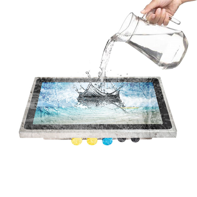 vinculación óptica de acero inoxidable de la PC EETI IP67 del panel 1000nits capacitiva