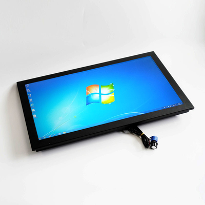 Manualmente oscurecimiento del monitor legible de la luz del sol de los liendres del montaje en la pared 24V DC 1000 del monitor LCD
