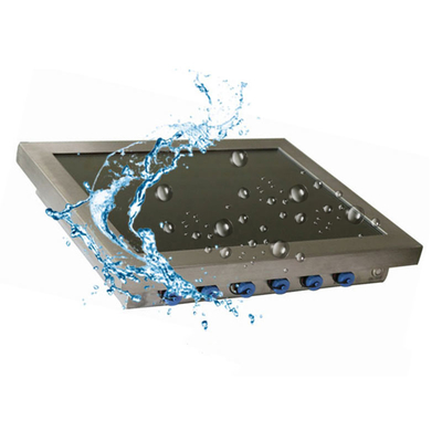 Buen precio Prenda impermeable industrial del SSD IP65 de Intel I3-3217U RAM 8G 256G de la PC del panel 24 pulgadas de resistente en línea